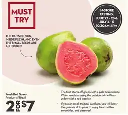 Longo's Fresh Red Guava offer