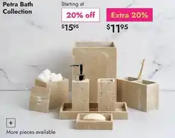 Linen Chest Petra Bath Collection offer