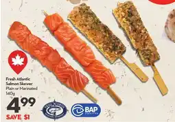 Longo's Fresh Atlantic Salmon Skewer offer