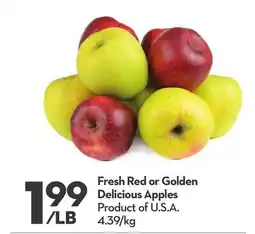 Longo's Fresh Red or Golden Delicious Apples offer