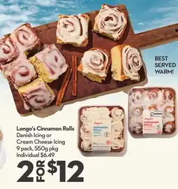 Longo's Longo's Cinnamon Rolls offer