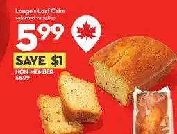 Longo's Longo's Loaf Cake offer