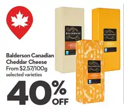 Longo's Canadian Cheddar Cheese offer