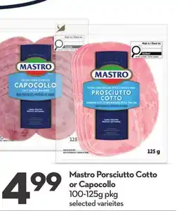Longo's Mastro Porsciutto Cotto or Capocollo offer
