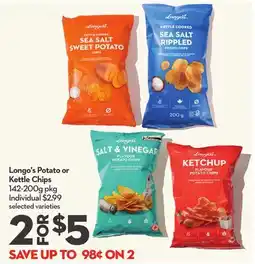 Longo's Potato or Kettle Chips offer