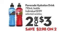 Longo's Powerade Hydration Drink offer