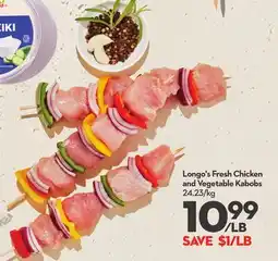 Longo's Longo's Fresh Chicken and Vegetable Kabobs offer