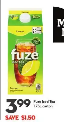 Longo's Fuze Iced Tea offer
