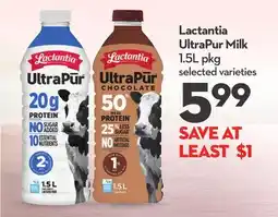 Longo's Lactantia UltraPur Milk offer