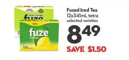 Longo's Fuzed Iced Tea offer