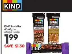 Longo's KIND Snack Bar offer