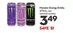 Longo's Monster Energy Drinks offer