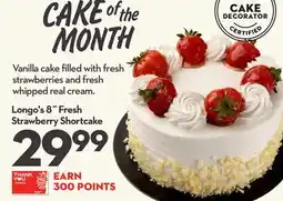 Longo's Longo's 8 Fresh Strawberry Shortcake offer