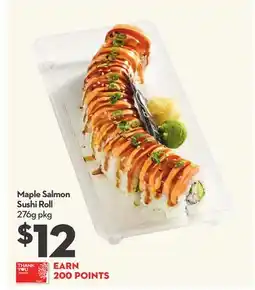 Longo's Maple Salmon Sushi Roll offer