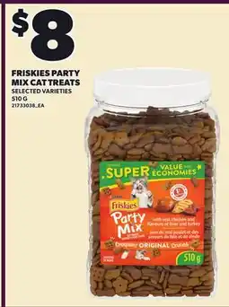 Loblaws FRISKIES PARTY MIX CAT TREATS offer