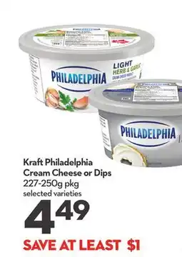 Longo's Cream Cheese or Dips offer