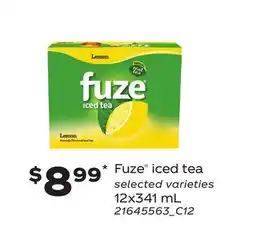 Loblaws FUZE ICED TEA offer