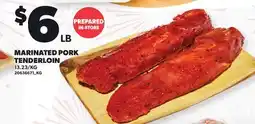 Loblaws MARINATED PORK TENDERLOIN offer