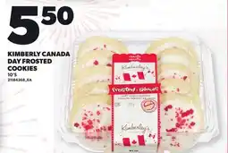 Loblaws KIMBERLY CANADA DAY FROSTED COOKIES, 10'S offer