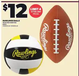 Loblaws RAWLINGS BALLS offer