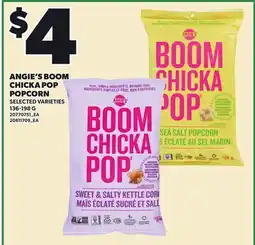 Loblaws ANGIE'S BOOM CHICKA POP POPCORN offer