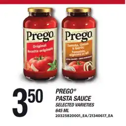 Loblaws PREGO PASTA SAUCE offer