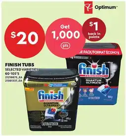 Loblaws FINISH TUBS, 60-105'S offer