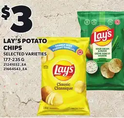 Loblaws LAY'S POTATO CHIPS offer