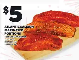 Loblaws ATLANTIC SALMON MARINATED PORTIONS offer