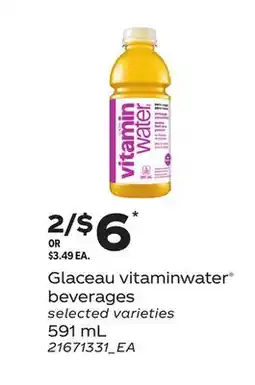 Loblaws GLACEAU VITAMINWATER BEVERAGES offer