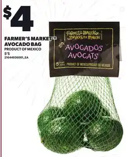 Loblaws FARMER'S MARKET AVOCADO BAG, 5'S offer
