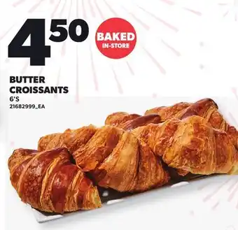 Loblaws BUTTER CROISSANTS, 6'S offer