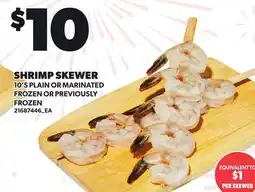 Loblaws SHRIMP SKEWER, 10'S offer