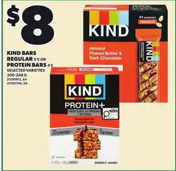 Loblaws KIND BARS REGULAR, 5's OR PROTEIN BARS, 4'S offer
