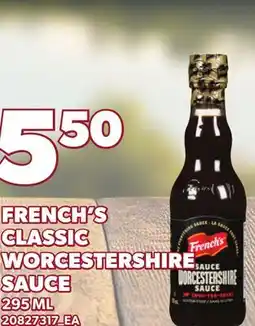 Loblaws FRENCH'S CLASSIC WORCESTERSHIRE SAUCE offer