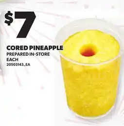 Loblaws CORED PINEAPPLE offer