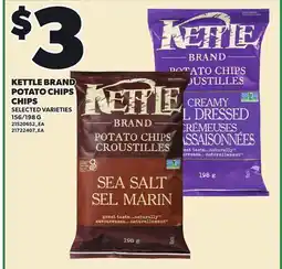 Loblaws KETTLE BRAND POTATO CHIPS CHIPS, 156/198 G offer