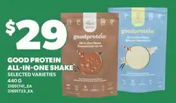 Loblaws GOOD PROTEIN ALL-IN-ONE SHAKE offer