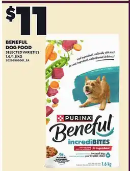 Loblaws BENEFUL DOG FOOD, 1.6/1 offer
