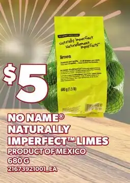Loblaws NO NAME NATURALLY IMPERFECT LIMES offer