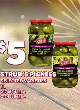 Loblaws STRUB'S PICKLES offer
