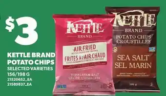 Loblaws KETTLE BRAND POTATO CHIPS, 156/198 G offer