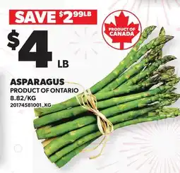 Loblaws ASPARAGUS offer