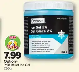 PharmaChoice Option+ Pain Relief Ice Gel offer