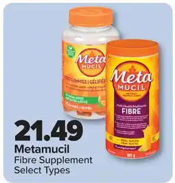 PharmaChoice Metamucil Fibre Supplement offer