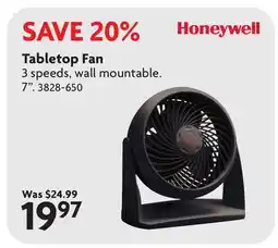 Home Hardware Tabletop Fan offer