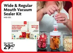 Home Hardware Wide & Regular Mouth Vacuum Sealer Kit offer