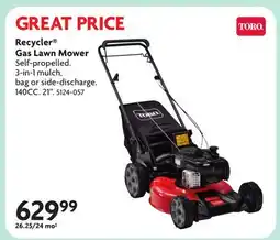 Home Hardware Recycler Gas Lawn Mower offer
