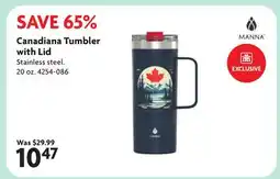 Home Hardware Canadiana Tumbler with Lid offer