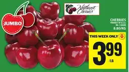 Food Basics Northwest Cherries CHERRIES offer